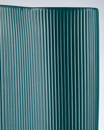 Wave Vase (Deep Teal)