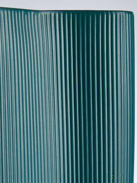Wave Vase (Deep Teal)