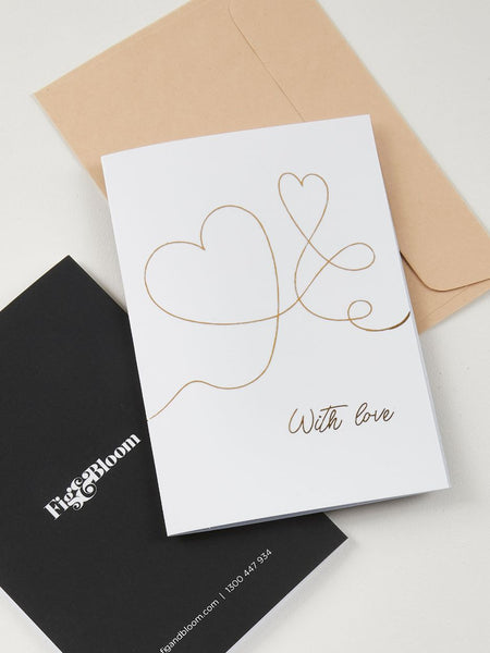 With Love Greeting Card