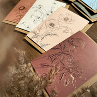 Brown Waratah Card