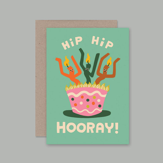 HIP HIP HOORAY card
