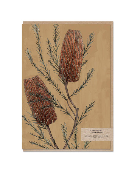 Banksia Portrait Card
