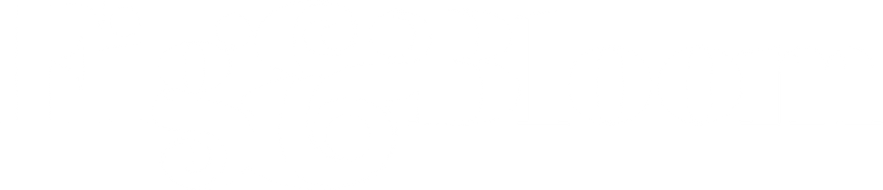 Fig & Bloom horizontal wordmark in white