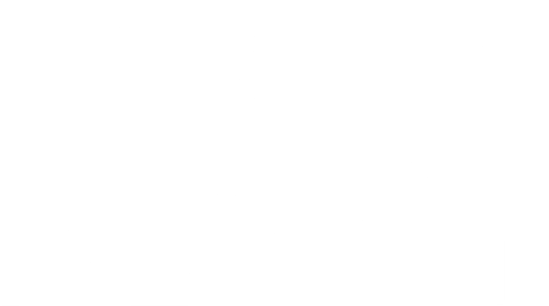 Fig & Bloom stacked wordmark in white