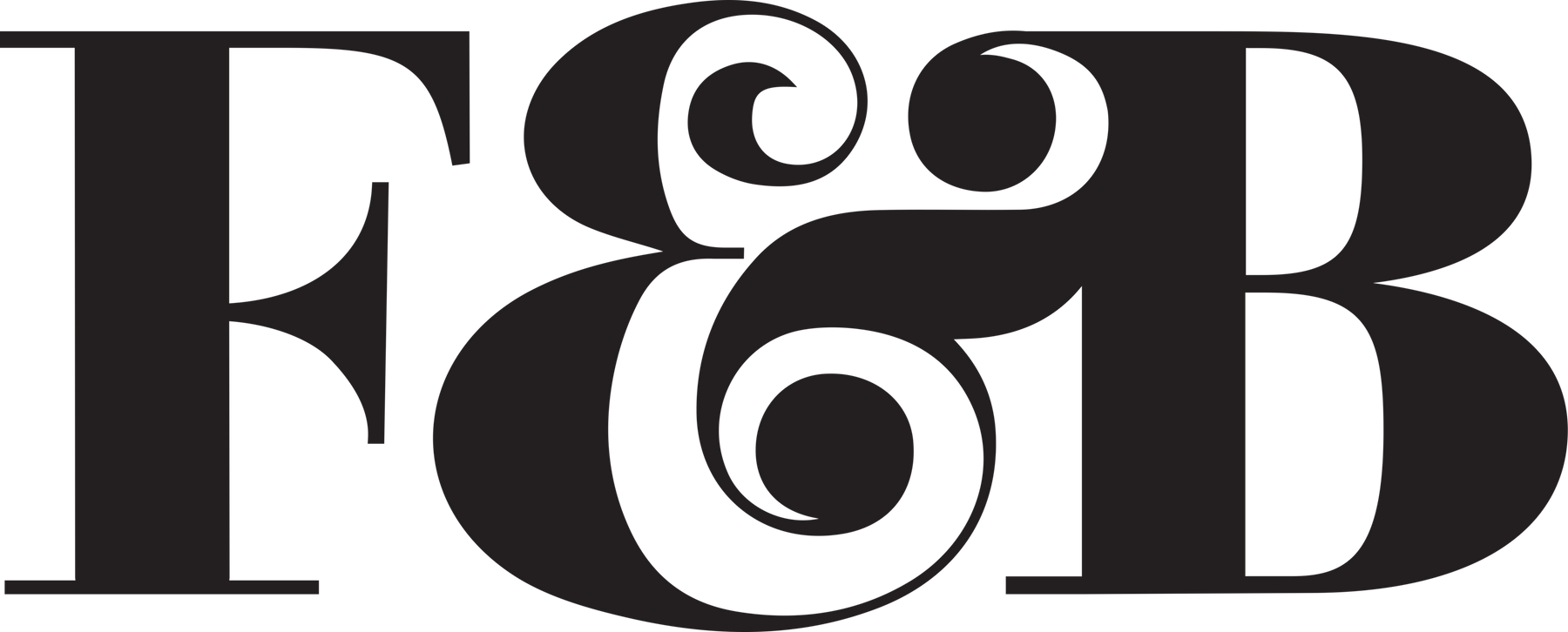 Fig & Bloom F&B monogram in black