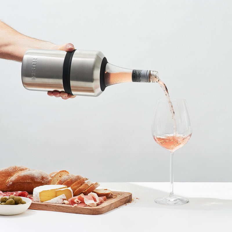 Huski Wine Cooler — Brushed Stainless