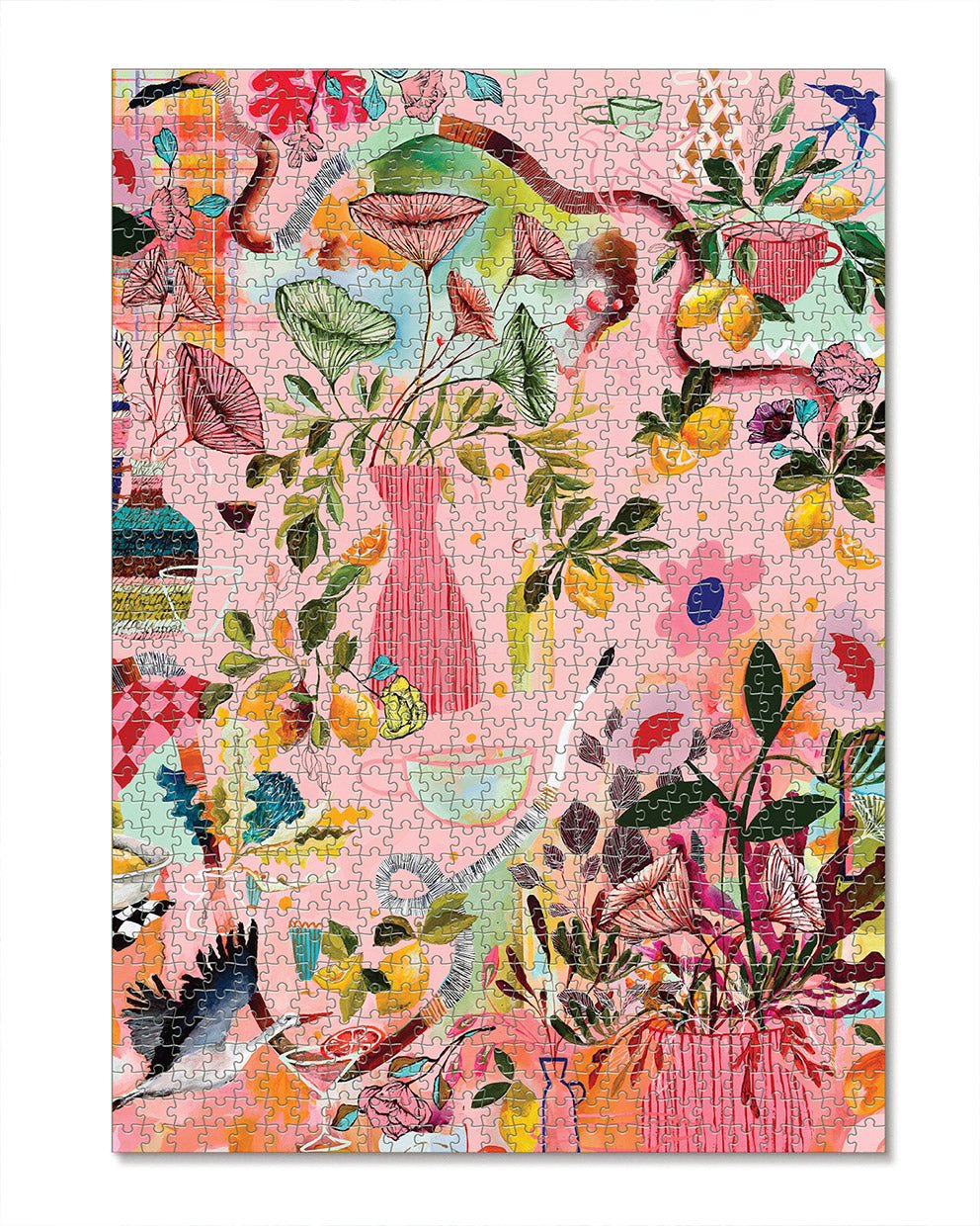 Completed Lemon Haze puzzle artwork by Georgia Pendlebury