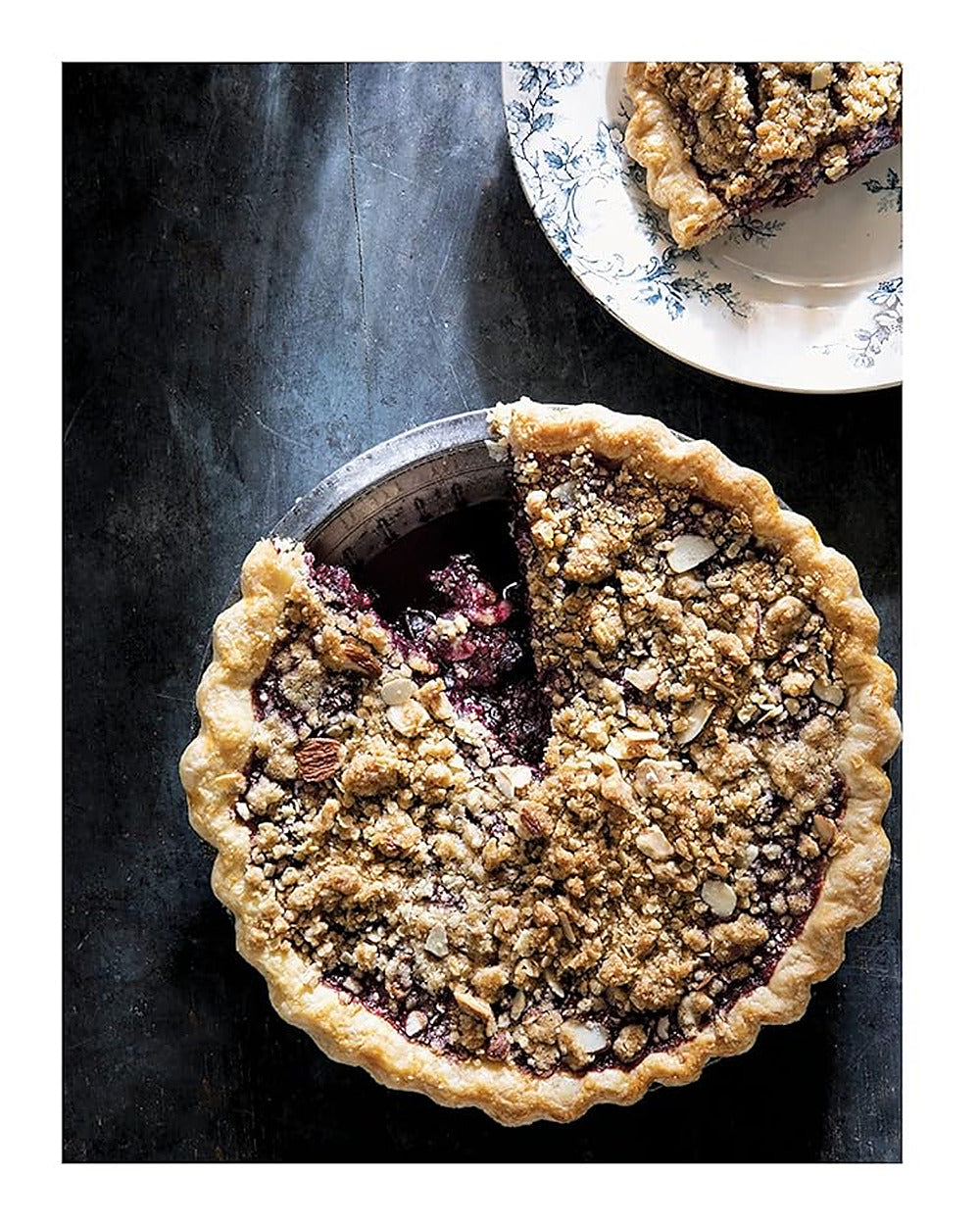 Cherry pie with streusel topping, from Magnolia Table Volume 3