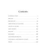 Contents page listing the chapters of Magnolia Table Volume 3