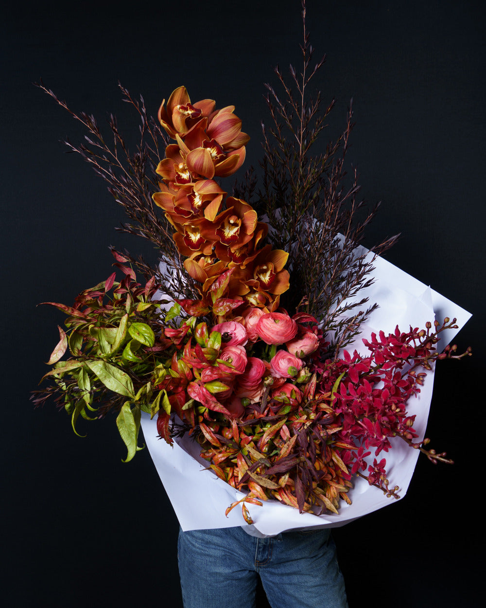 sienna, rust / terracotta arrangement