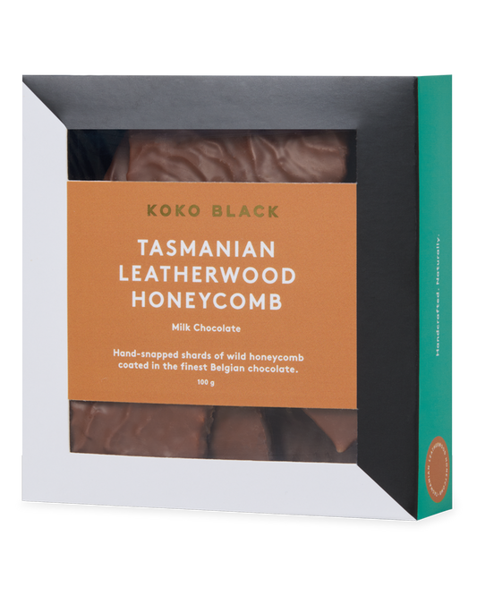 Koko Black Tasmanian Leatherwood Honeycomb 100g Milk Chocolate