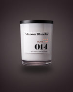 014 Fig & Olive Leaf candle by Maison Blanche, the 80 hour candle included in The Lot.