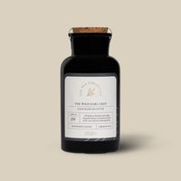 The Tea Collective Wild Earl Grey loose-leaf tea in its 100g boutique jar