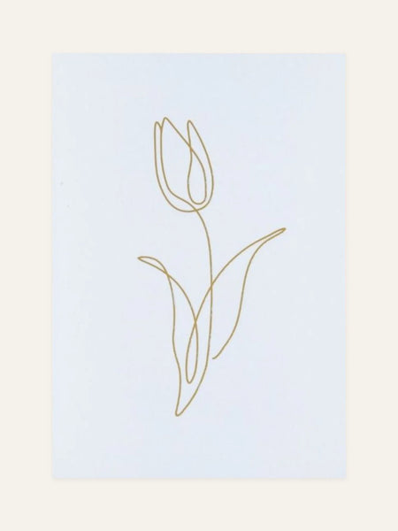 tulip greeting card front design