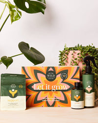 We The Wild Let It Grow Essentials Kit, gift box with Grow, Support and Protect