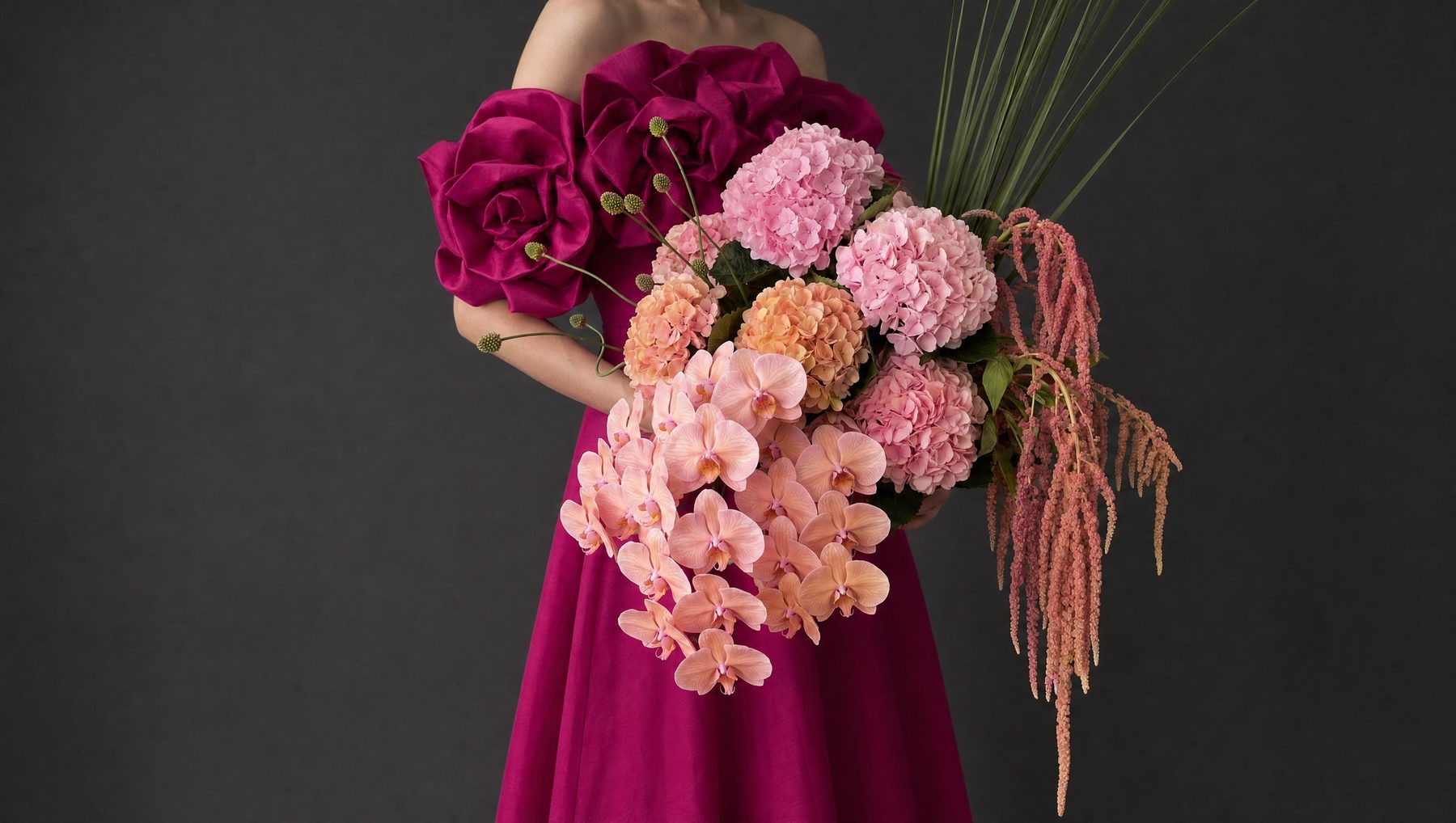 carmen — pink / apricot arrangement